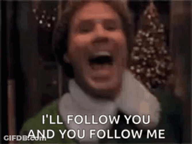 Revolving Door Elf Movie Meme GIF