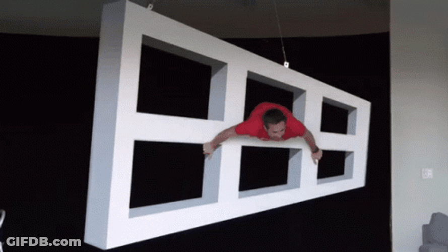 Revolving Window Optical Illusions GIF