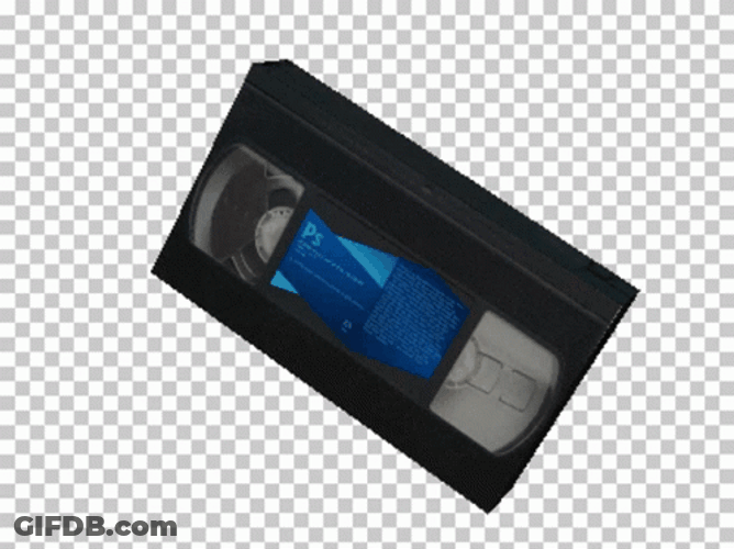 Revorving Vhs Tape Grid Background GIF