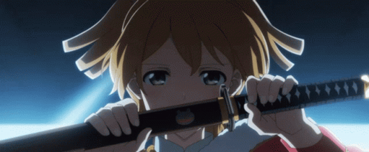 Revue Starlight Daiba Nana Meguri Anime Sword GIF