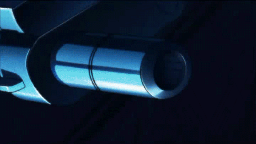 Revy Anime Girl Smiling Gun Flash GIF