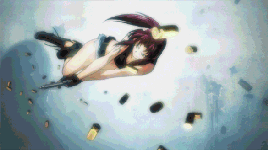 Revy Black Lagoon Gun Fighter GIF