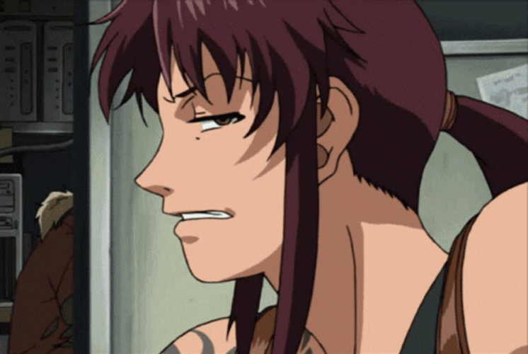 Revy Black Lagoon Pissed Off GIF