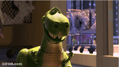 Rex From Toy Story Smiling GIF