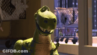 Rex From Toy Story Smiling GIF
