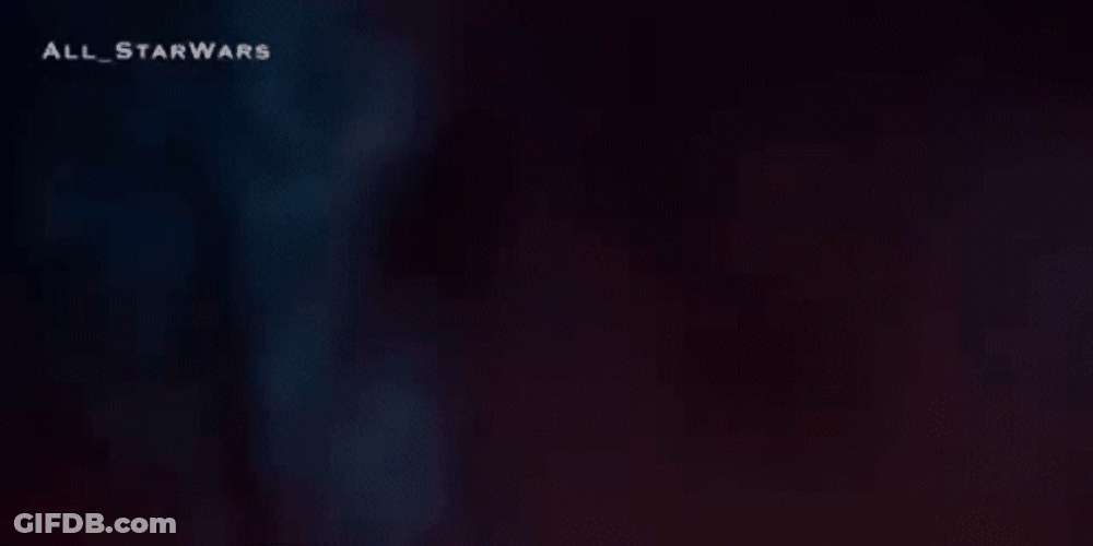 Rey Holding Light Saber Welcome To The Dark Side GIF