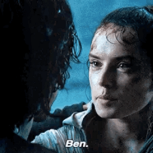 Rey Says Ben Reylo GIF