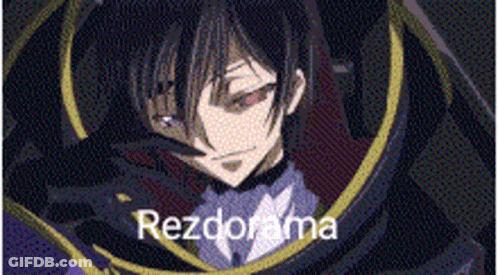 RezDorama Text On Person's Face GIF