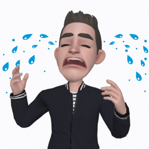 Rezzka Man Crying Animation GIF