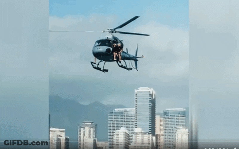 Rfk Amazing Helicopter Diving GIF