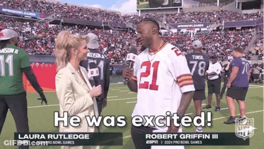 Rg3 In Pro Bowl Game GIF