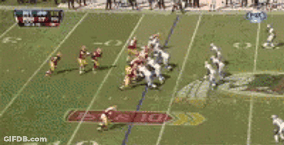 Rg3 Redskins Giants Team GIF