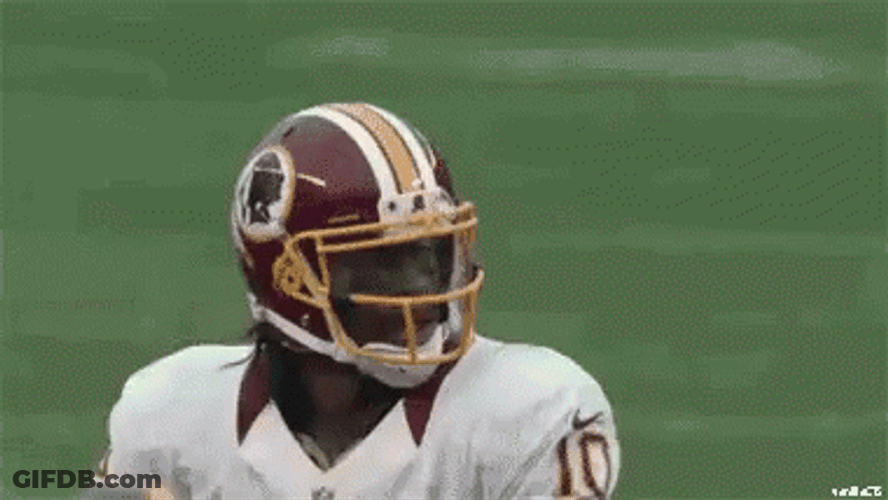 Rg3 Throws Ball Away GIF