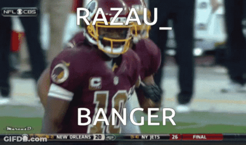 Rg3 Walk On Football Field GIF