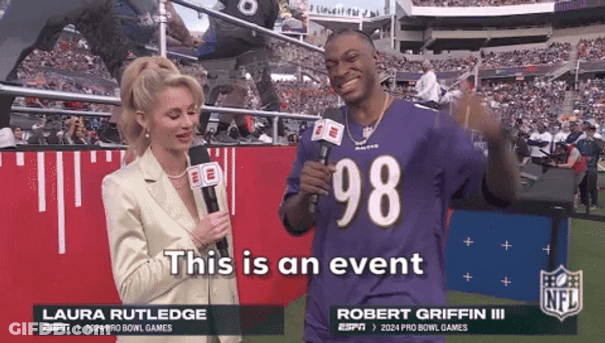Rg3 With Laura Rutledge GIF