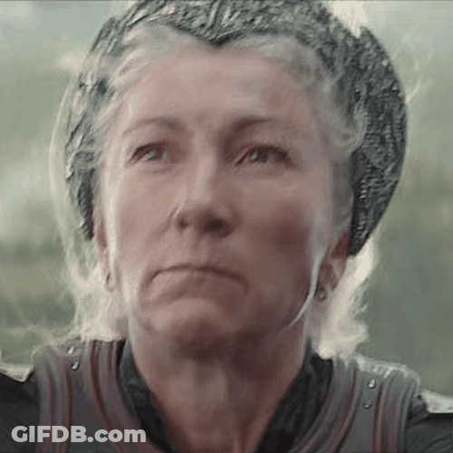 Rhaenys Targaryen Fiery Eyes Attack Meleys GIF