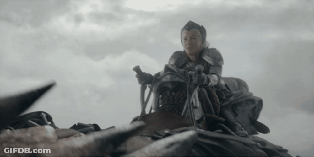 Rhaenys Targaryen Riding Meleys House Of Dragons GIF