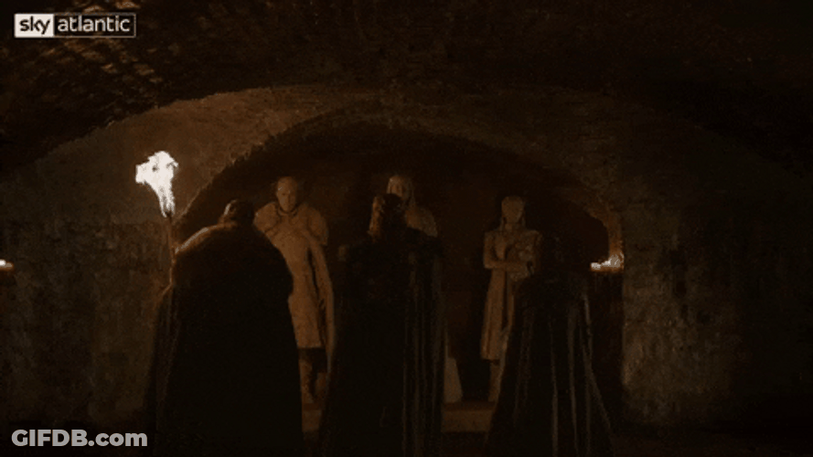 Rhaenys Targaryen Underground Secret Meeting GIF