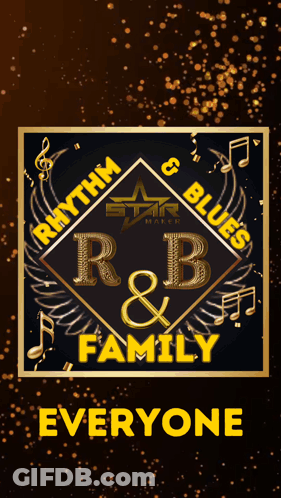 Rhythm & Blues R & B Family Poster GIF