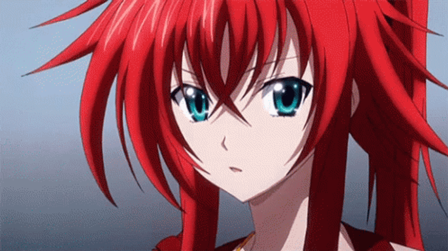 Rias Gremory Huh What Confused Taken A Back GIF