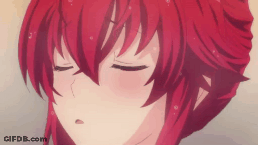 Rias Relaxing In Sauna GIF