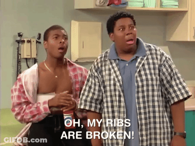 Ribs Are Broken Kel Mitchell GIF