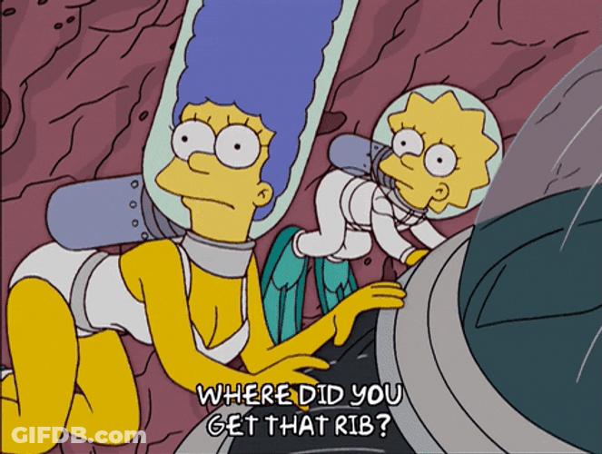 Ribs Deep Space Homer GIF