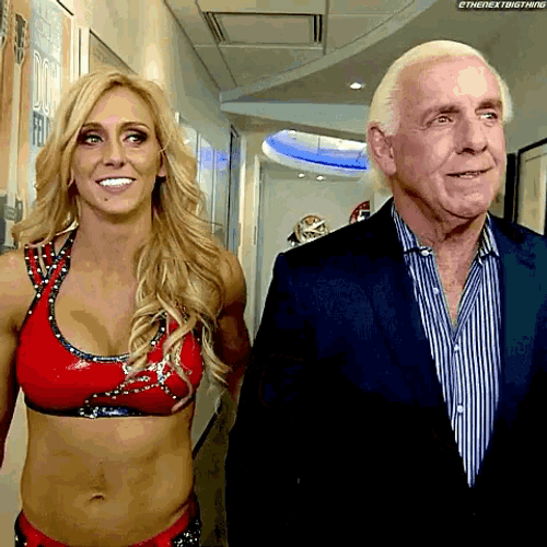 Ric Flair And Charlotte Flair GIF