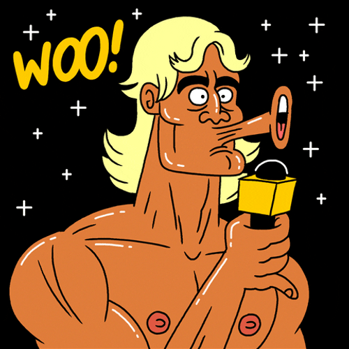 Ric Flair Cartoon Animation GIF