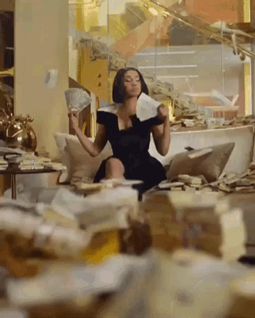 Rich Cardi B Money GIF