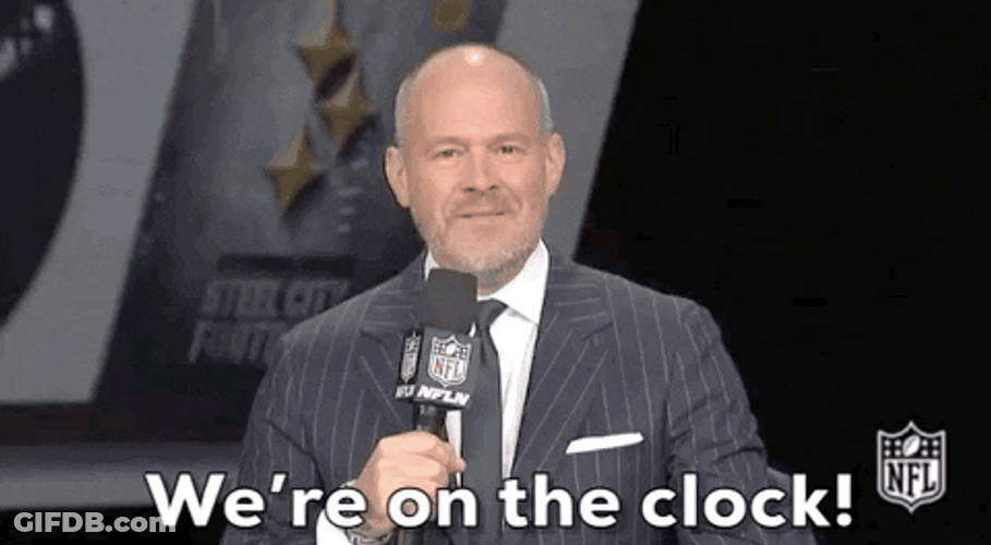 Rich Eisen Auto Draft We're On Clock GIF