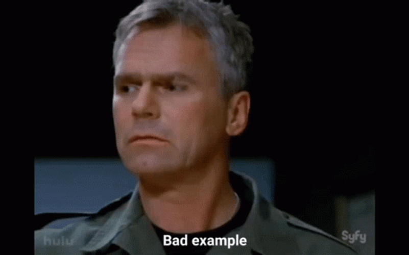 Richard Dean Anderson Bad Example GIF