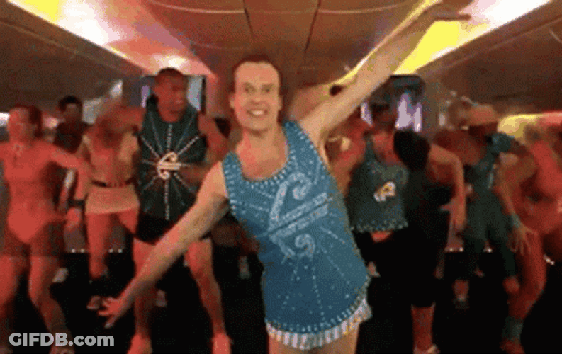 Richard Simmons Aerobic Exercise GIF