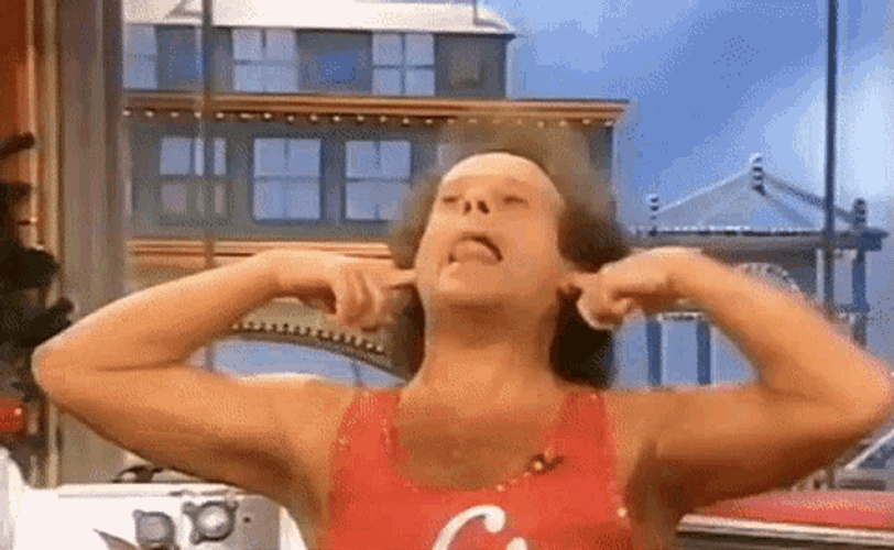 Richard Simmons Neener Neener GIF