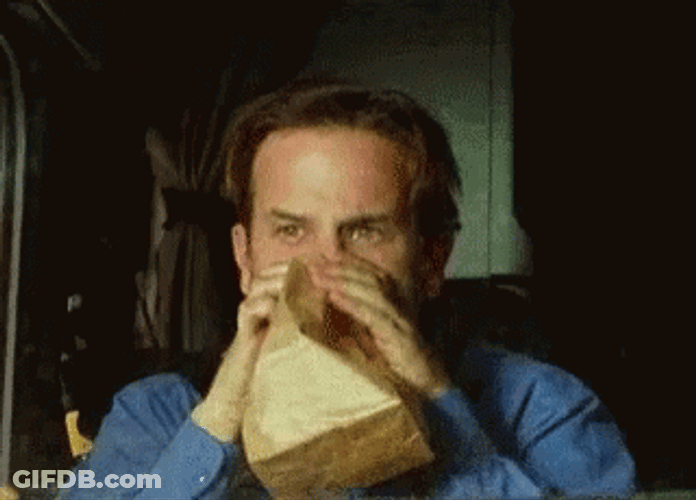 Richard Speight Having Anxiety Breathing GIF