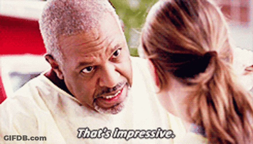 Richard Webber Good Impressive GIF