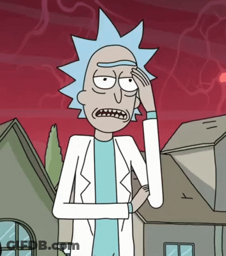 Rick And Morty Character Scratching Head GIF