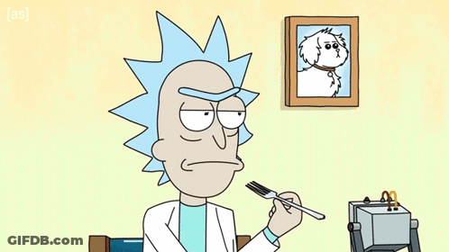 Rick And Morty Fishing With Fish GIF