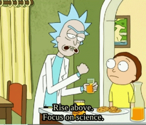 Rick And Morty Focus On Science GIF