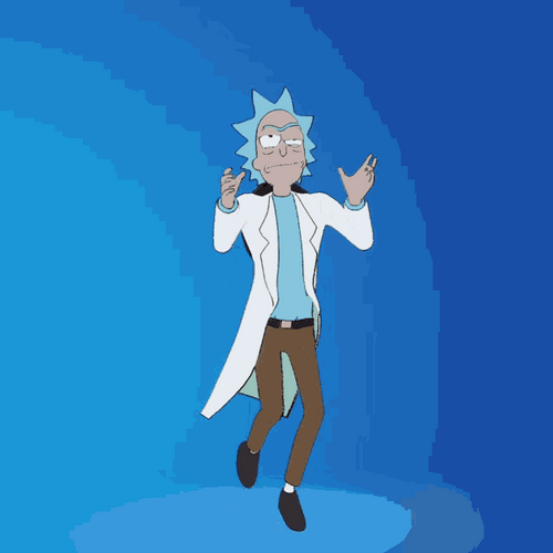 Rick And Morty Fortnite Dance Rick GIF