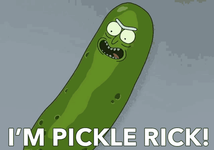Rick And Morty I'm Pickle Rick GIF