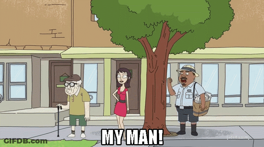 Rick And Morty My Man GIF