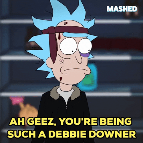 Rick And Morty Ricky Sanchez Black Eye GIF