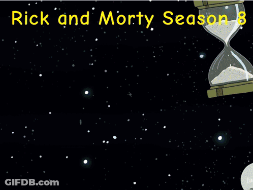 Rick And Morty Season 8 Poster With Planets GIF