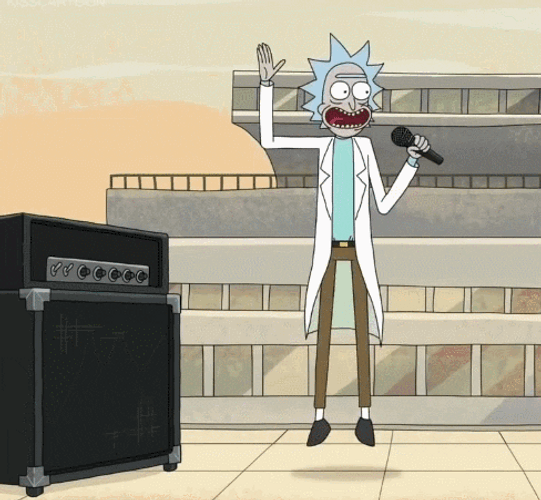 Rick And Morty Sing Rick Sanchez GIF
