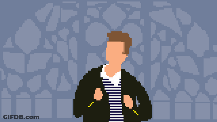 Rick Astley Dancing Animation GIF