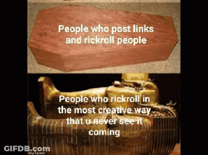 Rick Astley Roll Meme Wear Thug Life Shades GIF
