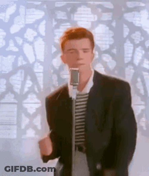 Rick Astley Shaking Dancing In The Beat GIF