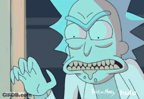 Rick From Rick And Morty On Hulu GIF