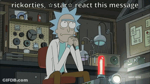 Rick From Rick And Morty Sitting In Lab GIF